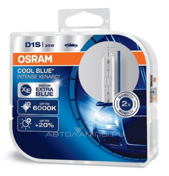 D1S 85V-35W (PK32d-2) 5500K Xenarc Cool Blue Intense (2шт.) (Osram) 66140CBI-HCB
