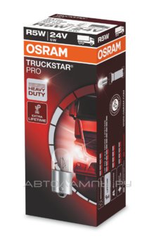 R5W 24V-5W (BA15s) (вибростойкая+увелич.срок службы) Truckstar Pro 5627TSP