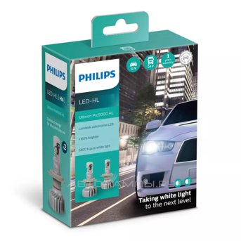 HIR2 12/24V-LED (PX22d) 5800K 16W Ultinon Pro5000 HL (ку.2 шт.) 11012U50CWX2